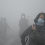 people in china wearing masks, so they dont breath in the air pollution.